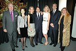 James Niven, Coco Kopelamn, Leslie Jones, Michael Groveman, Jamee Gregory, Henri Barduidjiian, and Lavinia Snyder at the Society of Memorial Sloan-Kettering Cancer Center�s 16th Anniversary Preview Party <br>for The International Fine Art and Antique Dealers Show at the Seventh Regiment Armory on October 21, 2004 in Manhattan, N.Y. Photo by Rob Rich copyright 2004 516-676-3939<br>