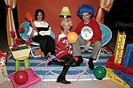 Yvonne  Schiereck, Lyn Paulsin, and Joost Schiereck at the Children's Advocacy Center of Manhattan's 8th. Annual Bowling Bowl at the Chelsea Pier on May 12, 2004. (photo by Rob Rich copyright 2004<br>516-676-3939)
