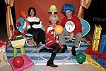 Yvonne  Schiereck, Lyn Paulsin, and Joost Schiereck at the Children's Advocacy Center of Manhattan's 8th. Annual Bowling Bowl at the Chelsea Pier on May 12, 2004. (photo by Rob Rich copyright 2004<br>516-676-3939)