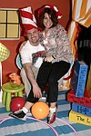 Anthony Dascola and Deborah Carroll  at the Children's Advocacy Center of Manhattan's 8th. Annual Bowling Bowl at the Chelsea Pier on May 12, 2004. (photo by Rob Rich copyright 2004<br>516-676-3939)