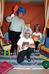 Lou Curreri, Ben Gonson, and Connie Pfander at the Children's Advocacy Center of Manhattan's 8th. Annual Bowling Bowl at the Chelsea Pier on May 12, 2004. (photo by Rob Rich copyright 2004<br>516-676-3939)