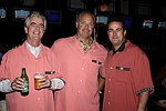 Bill Dittmann, Howie Scherr, and  Ron Costello at the Children's Advocacy Center of Manhattan's 8th. Annual Bowling Bowl at the Chelsea Pier on May 12, 2004. (photo by Rob Rich copyright 2004<br>516-676-3939)