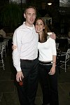 Stephen Larkin and Julie Greenberg  at the 2nd Annual Golf Outing to benefit the Wipe Out Leukemia Forever Foundation at the Winged Foot Golf Club on July 26, 2004 in Mamaroneck, N.Y. photo by Rob Rich copyright 2004 516-676-3939 robwayne1@aol.com