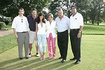Board members of the WOLF FOUNDATION:<br>Stuart Weisenfeld,Steve Lapper,Marcy Goodman,Pam Liebman,Neal Sroka,Paul Goodman at the 2nd Annual Golf Outing to benefit the Wipe Out Leukemia Forever Foundation at the Winged Foot Golf Club on July 26, 2004 in Mamaroneck, N.Y. photo by Rob Rich copyright 2004 516-676-3939 robwayne1@aol.com