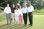 Board members of the WOLF FOUNDATION:<br>Stuart Weisenfeld,Steve Lapper,Marcy Goodman,Pam Liebman,Neal Sroka,Paul Goodman at the 2nd Annual Golf Outing to benefit the Wipe Out Leukemia Forever Foundation at the Winged Foot Golf Club on July 26, 2004 in Mamaroneck, N.Y. photo by Rob Rich copyright 2004 516-676-3939 robwayne1@aol.com