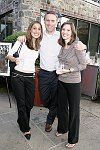   Julie Greenberg ,Stephen Larkin, and Christina Lowris   at the 2nd Annual Golf Outing to benefit the Wipe Out Leukemia Forever Foundation at the Winged Foot Golf Club on July 26, 2004 in Mamaroneck, N.Y. photo by Rob Rich copyright 2004 516-676-3939 robwayne1@aol.com