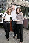   Julie Greenberg ,Stephen Larkin, and Christina Lowris   at the 2nd Annual Golf Outing to benefit the Wipe Out Leukemia Forever Foundation at the Winged Foot Golf Club on July 26, 2004 in Mamaroneck, N.Y. photo by Rob Rich copyright 2004 516-676-3939 robwayne1@aol.com