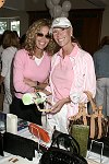 Gale Sitomer and Candice Stark at the Evelyn Lauder Breast Cancer Golf Tournament at Hampton Hills Golf Course in Westhamtpon on 8-5-04.<br>photo by Rob Rich copyright 2004 516-676-3939  robwayne1@aol.com