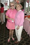 Jane Pontarelli and Betsey Green at the Evelyn Lauder Breast Cancer Golf Tournament at Hampton Hills Golf Course in Westhamtpon on 8-5-04.<br>photo by Rob Rich copyright 2004 516-676-3939  robwayne1@aol.com