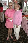 Jane Pontarelli and Betsey Green at the Evelyn Lauder Breast Cancer Golf Tournament at Hampton Hills Golf Course in Westhamtpon on 8-5-04.<br>photo by Rob Rich copyright 2004 516-676-3939  robwayne1@aol.com