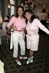 Denise Wohl and Andrea Stark  at the Evelyn Lauder Breast Cancer Golf Tournament at Hampton Hills Golf Course in Westhamtpon on 8-5-04.<br>photo by Rob Rich copyright 2004 516-676-3939  robwayne1@aol.com