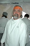 Tom Schaudel from Coolfish  at the Peconic Bay Winery 3rd. Annual Thanksgiving Barrell Tasting on 11-21-04 in Cutchogue, N.Y., honoring Larry Forgione and benefitting the NYIT Culinary Arts Program.<br>photo by Rob Rich copyright 2004 516-676-3939 robwayne1@aol.com
