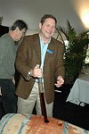Winery  owner Paul Lowerre  at the Peconic Bay Winery 3rd. Annual Thanksgiving Barrell Tasting on 11-21-04 in Cutchogue, N.Y., honoring Larry Forgione and benefitting the NYIT Culinary Arts Program.<br>photo by Rob Rich copyright 2004 516-676-3939 robwayne1@aol.com