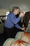 Winemaker Gregg Gove  at the Peconic Bay Winery 3rd. Annual Thanksgiving Barrell Tasting on 11-21-04 in Cutchogue, N.Y., honoring Larry Forgione and benefitting the NYIT Culinary Arts Program.<br>photo by Rob Rich copyright 2004 516-676-3939 robwayne1@aol.com