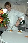 Brad Steelman from the River Cafe  at the Peconic Bay Winery 3rd. Annual Thanksgiving Barrell Tasting on 11-21-04 in Cutchogue, N.Y., honoring Larry Forgione and benefitting the NYIT Culinary Arts Program.<br>photo by Rob Rich copyright 2004 516-676-3939 robwayne1@aol.com