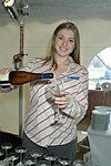 Jenne Ryan from Peconic Bay  at the Peconic Bay Winery 3rd. Annual Thanksgiving Barrell Tasting on 11-21-04 in Cutchogue, N.Y., honoring Larry Forgione and benefitting the NYIT Culinary Arts Program.<br>photo by Rob Rich copyright 2004 516-676-3939 robwayne1@aol.com