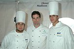 Joe Ciatto (NYIT), Kerry Heffernan from &quotEleven Madison Ave&quot,and Dominic Laurenti (NYIT)  at the Peconic Bay Winery 3rd. Annual Thanksgiving Barrell Tasting on 11-21-04 in Cutchogue, N.Y., honoring Larry Forgione and benefitting the NYIT Culinary Arts Program.<br>photo by Rob Rich copyright 2004 516-676-3939 robwayne1@aol.com