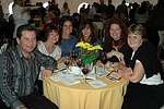 Joe Tetro, Lisa Confusione, Gina Cella, Caroline Confusione, Peggy Hayes, and Tricia Fitzgerald  at the Peconic Bay Winery 3rd. Annual Thanksgiving Barrell Tasting on 11-21-04 in Cutchogue, N.Y., honoring Larry Forgione and benefitting the NYIT Culinary Arts Program.<br>photo by Rob Rich copyright 2004 516-676-3939 robwayne1@aol.com