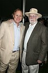 Gary Swanson and Dan Rattiner at the 16th. Annual Planned Parenthood Hudson Peconic Benefit at the Home of Ina and Jeffrey Garten on  May 22, 2004 . photos by Rob Rich copyright 2004 516-676-3939  robwayne1@aol.com