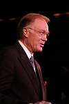 Master of Ceremonies Chuck Scarborough at the Pratt Legends Scholarship Benefit Gala Dinner at the Rainbow Room on 5-25-04<br>photo by Rob Rich copyright 2004<br>516-676-3939<br>robwayne1@aol.com