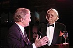 Presenter Ian Schrager and Honoree Richard Meier at the Pratt Legends Scholarship Benefit Gala Dinner at the Rainbow Room on 5-25-04<br>photo by Rob Rich copyright 2004<br>516-676-3939<br>robwayne1@aol.com
