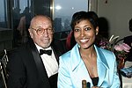 Ahmet Ertegun and Laysha  Ward from Target at the Pratt Legends Scholarship Benefit Gala Dinner at the Rainbow Room on 5-25-04<br>photo by Rob Rich copyright 2004<br>516-676-3939<br>robwayne1@aol.com