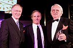 Chuck Scarborough, Ian Schrager, and Richard Meier at the Pratt Legends Scholarship Benefit Gala Dinner at the Rainbow Room on 5-25-04<br>photo by Rob Rich copyright 2004<br>516-676-3939<br>robwayne1@aol.com