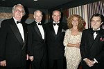Honoree Richard Meier,President Thomas F. Schutte, Burt Tansky, guest, and Honoree  Emanuel Ungaro at the Pratt Legends Scholarship Benefit Gala Dinner at the Rainbow Room on 5-25-04<br>photo by Rob Rich copyright 2004<br>516-676-3939<br>robwayne1@aol.com