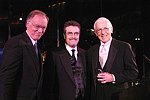 Chuck Scarborough,Presenter Tom Bodett and Honoree Stan Richards at the Pratt Legends Scholarship Benefit Gala Dinner at the Rainbow Room on 5-25-04<br>photo by Rob Rich copyright 2004<br>516-676-3939<br>robwayne1@aol.com