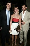 Trey Griggs, Lara Glazier, and Brookes Gibbins at the Volunteers of America fundraiser at the Boat House in  Central Park on June 8, 2004 in N.Y.C.<br>photo by Rob Rich copyright 2004<br>516-676-3939<br>robwayne1@aol.com