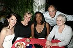 Joanna Hadjiyanis, Lili Arbogast, Marjorie Carmelia, Sylvia rubens, and Jeoff Feuer at the Volunteers of America fundraiser at the Boat House in  Central Park on June 8, 2004 in N.Y.C.<br>photo by Rob Rich copyright 2004<br>516-676-3939<br>robwayne1@aol.com