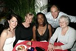 Joanna Hadjiyanis, Lili Arbogast, Marjorie Carmelia, Sylvia rubens, and Jeoff Feuer at the Volunteers of America fundraiser at the Boat House in  Central Park on June 8, 2004 in N.Y.C.<br>photo by Rob Rich copyright 2004<br>516-676-3939<br>robwayne1@aol.com
